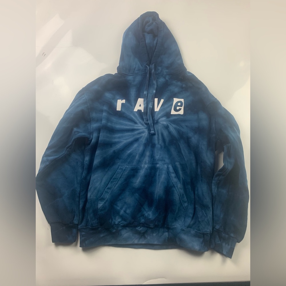 Color tone blue hoodie size M